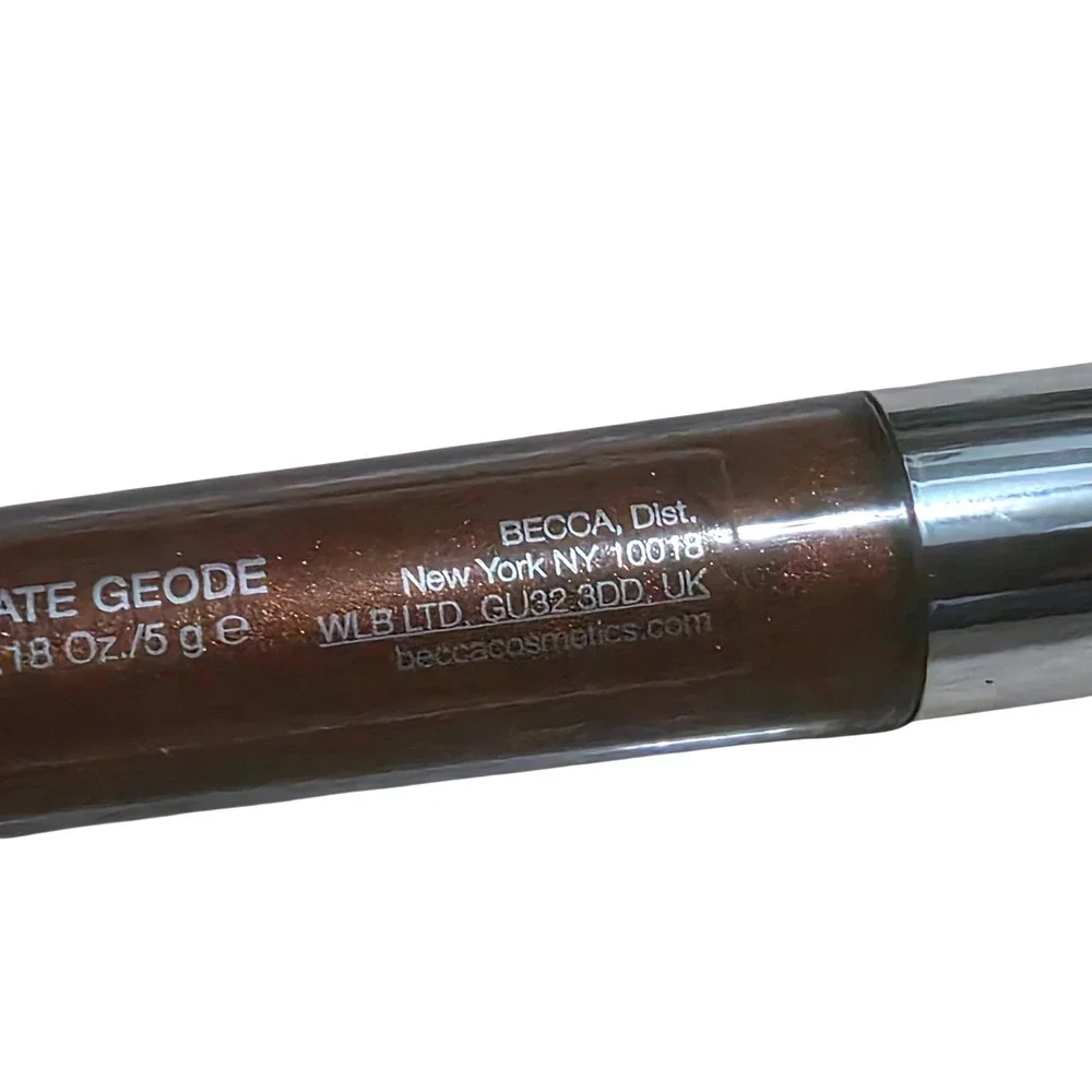 BECCA Glow Gloss Chocolate Geode Shimmer Lip Gloss 0.18‎ oz New